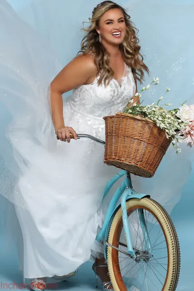  عکس لباس عروس برای افراد شکم دار