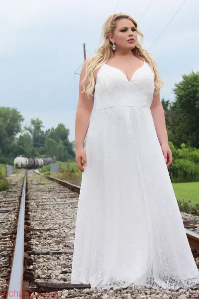  عکس لباس عروس برای افراد شکم دار