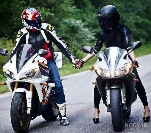 عکس دختر با موتور سنگین برای پروفایل