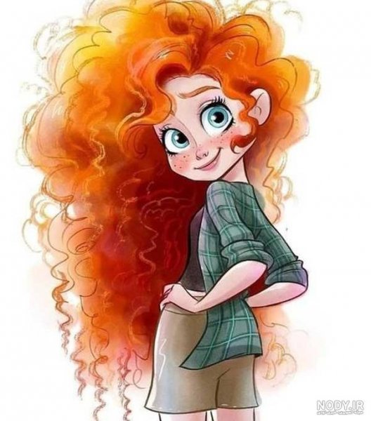  عکس مو فرفری ها برای نقاشی