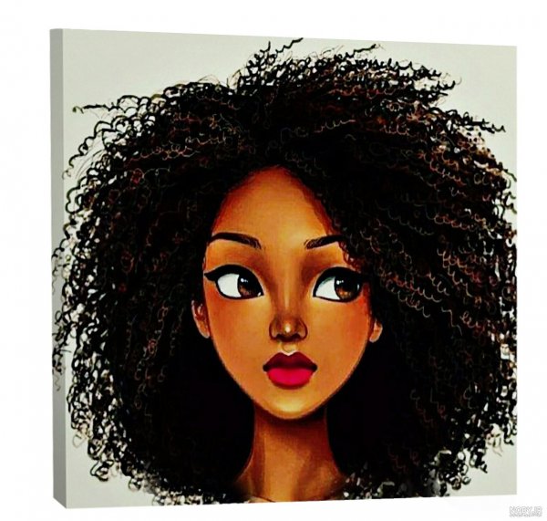  عکس مو فرفری ها برای نقاشی