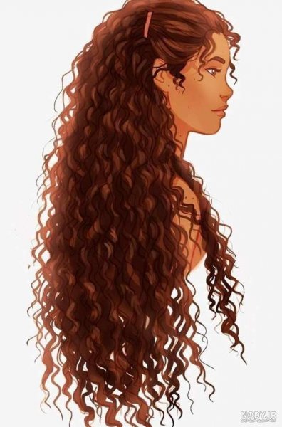  عکس مو فرفری ها برای نقاشی