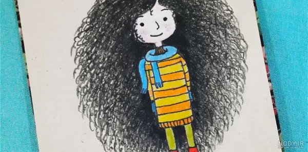  عکس مو فرفری ها برای نقاشی