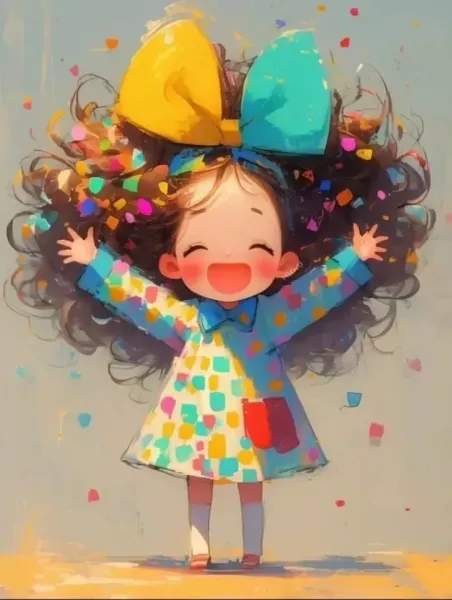  عکس روز مو فرفریا مبارک کارتونی