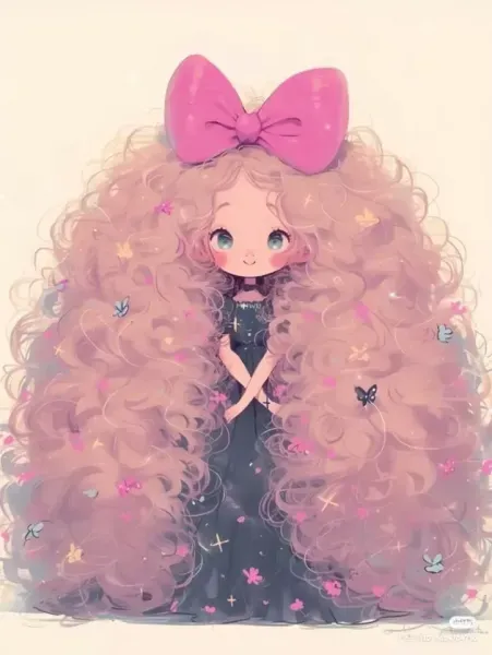  عکس روز مو فرفریا مبارک کارتونی