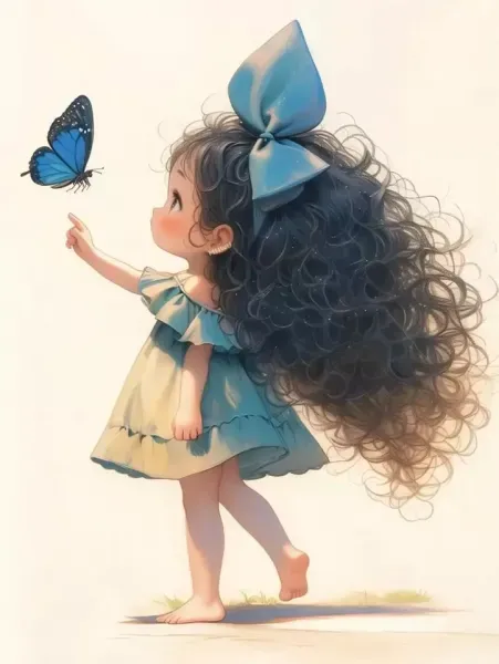  عکس روز مو فرفریا مبارک کارتونی