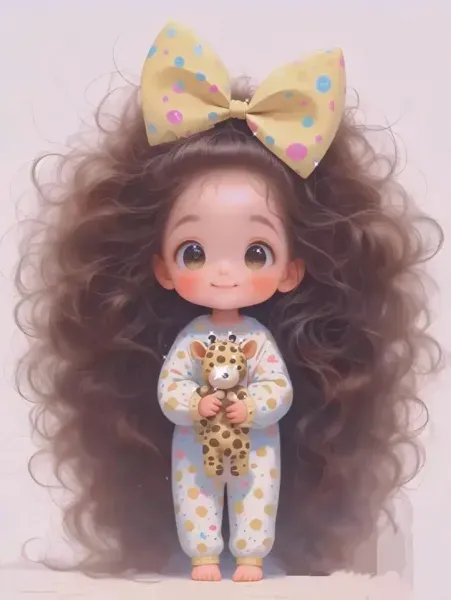  عکس روز مو فرفریا مبارک کارتونی