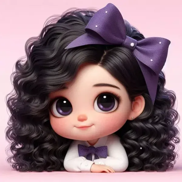  عکس روز مو فرفریا مبارک کارتونی