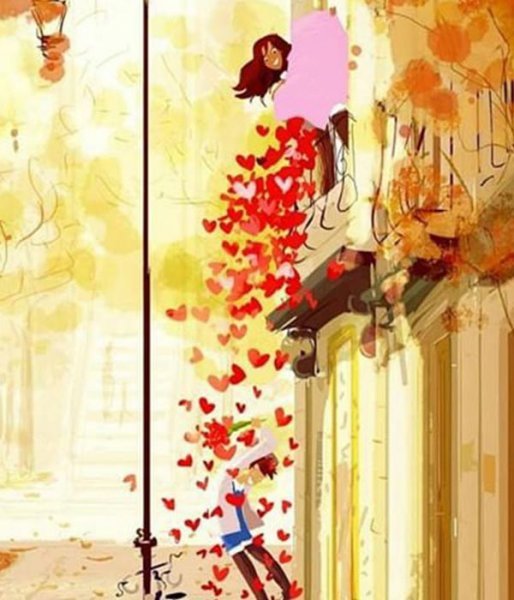  عکس نقاشی عاشقانه ساده با مداد