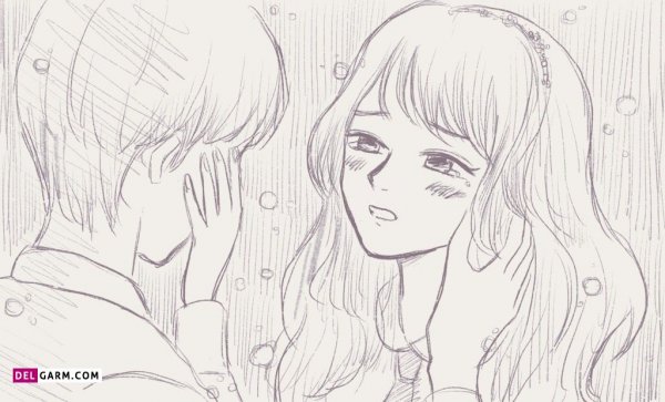  نقاشی عاشقانه دخترانه