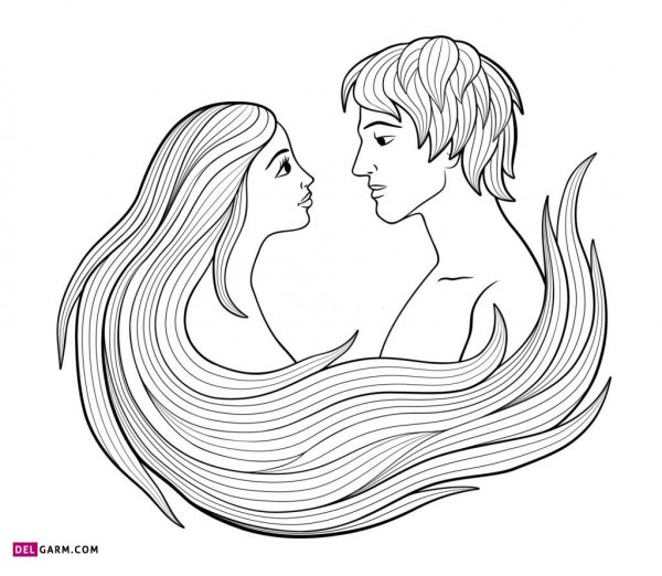  نقاشی عاشقانه دخترانه