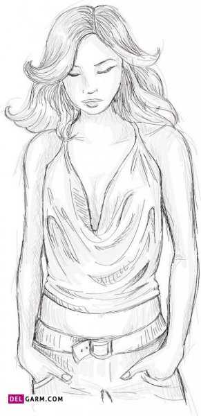  نقاشی عاشقانه دخترانه