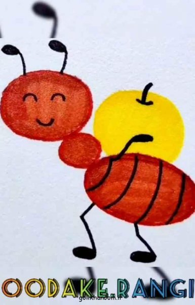  عکس نقاشی مورچه