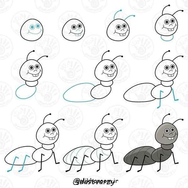  عکس نقاشی مورچه