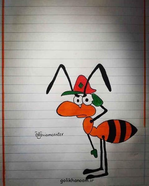  عکس نقاشی مورچه