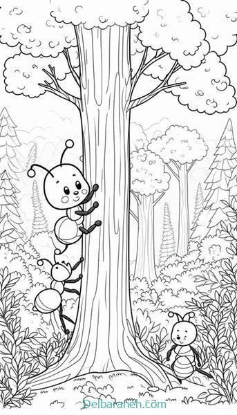  عکس نقاشی مورچه واقعی