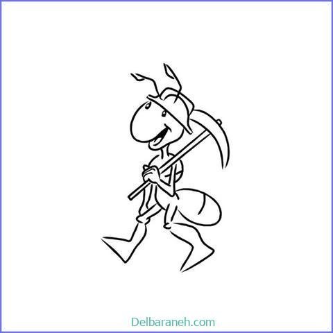  عکس نقاشی مورچه واقعی