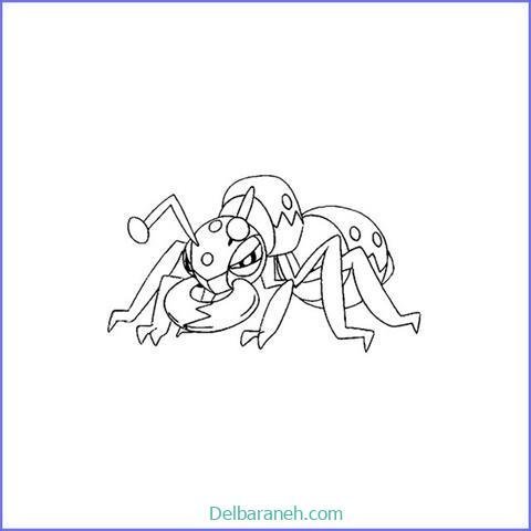  عکس نقاشی مورچه واقعی