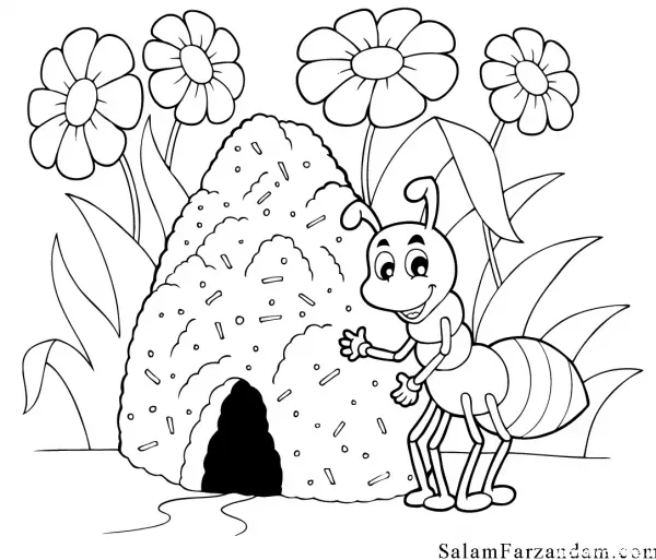  نقاشی مورچه فانتزی