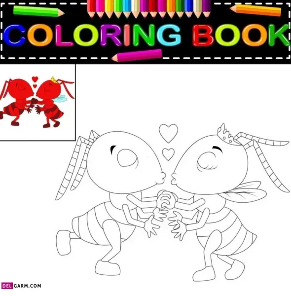  نقاشی مورچه فانتزی