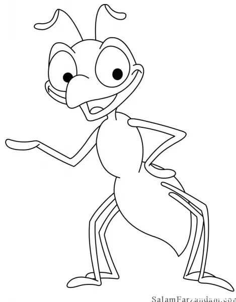  نقاشی مورچه فانتزی