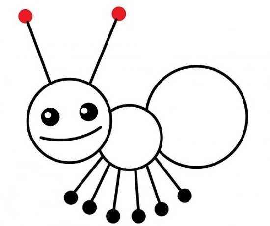  نقاشی مورچه زیبا