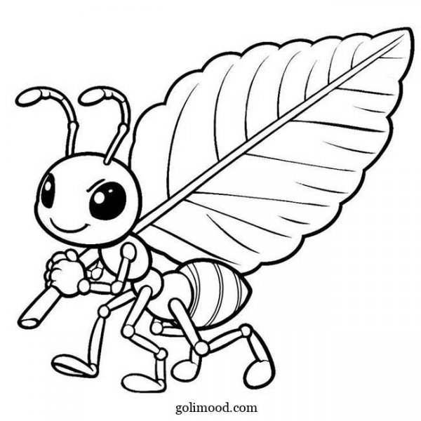  نقاشی مورچه آسان