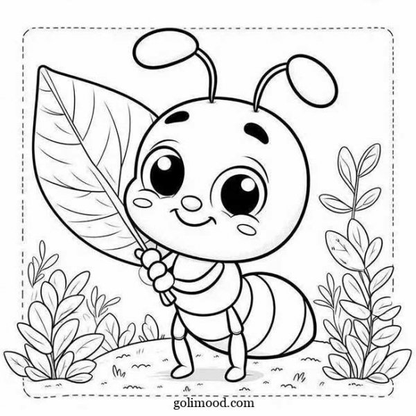  نقاشی مورچه آسان