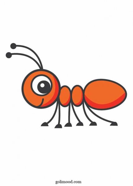  نقاشی مورچه آسان