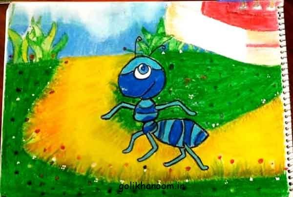  نقاشی مورچه کیوت