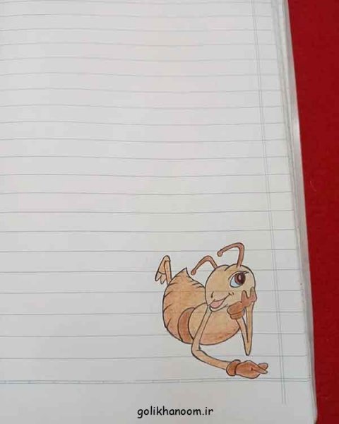  نقاشی مورچه کیوت