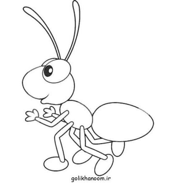  نقاشی مورچه کیوت