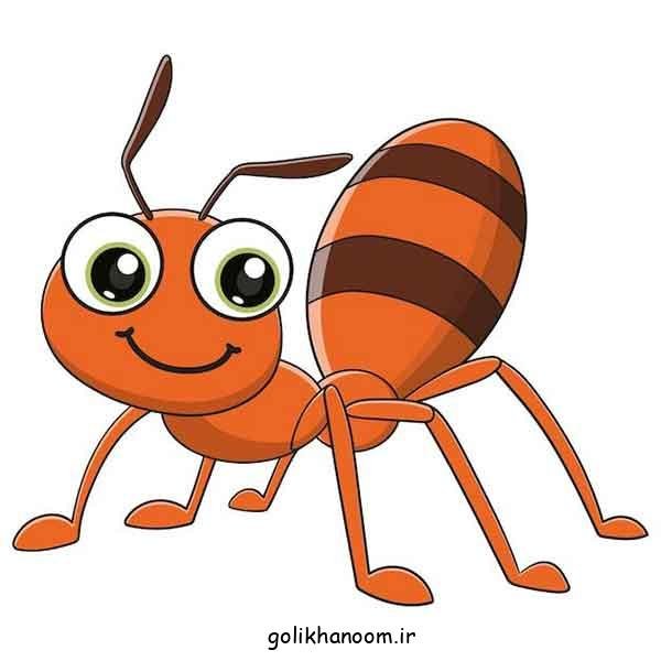  نقاشی مورچه کیوت