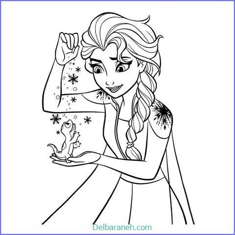  عکس نقاشی السا و آنا ساده