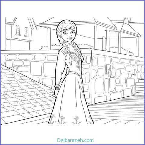  عکس نقاشی السا و آنا ساده