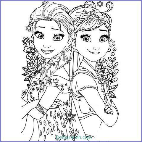  عکس نقاشی السا و آنا ساده