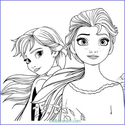  عکس نقاشی السا و آنا ساده