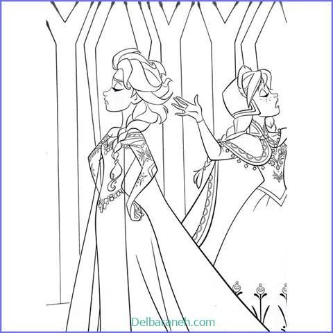  عکس نقاشی السا و آنا ساده