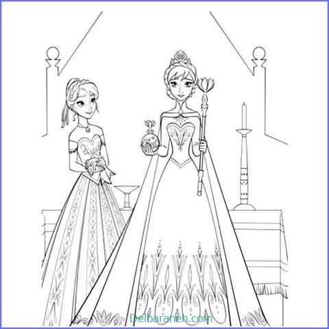  عکس نقاشی السا و آنا ساده