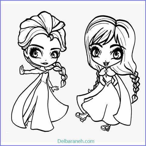  عکس نقاشی السا و آنا ساده