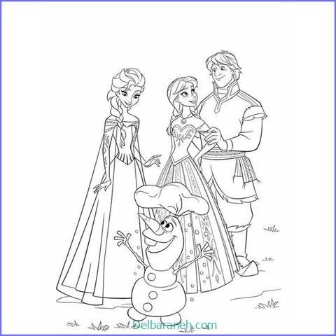  عکس نقاشی السا و آنا ساده