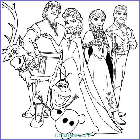  عکس نقاشی السا و آنا ساده