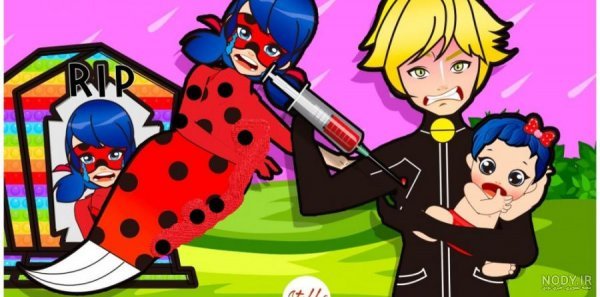  نقاشی السا و آنا و دختر کفشدوزکی