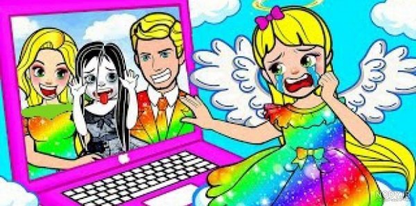  نقاشی السا و آنا و دختر کفشدوزکی