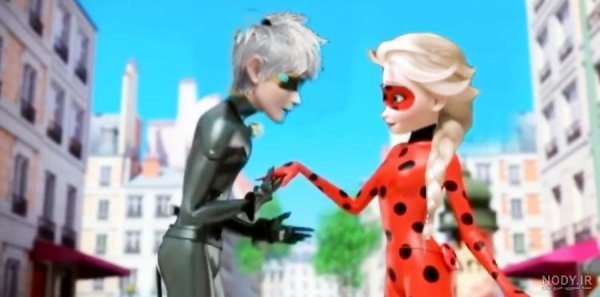  نقاشی السا و آنا و دختر کفشدوزکی