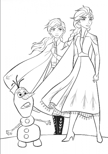  نقاشی السا آسان