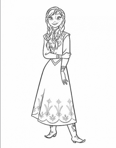  نقاشی السا آسان