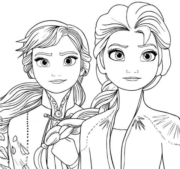  نقاشی السا آسان