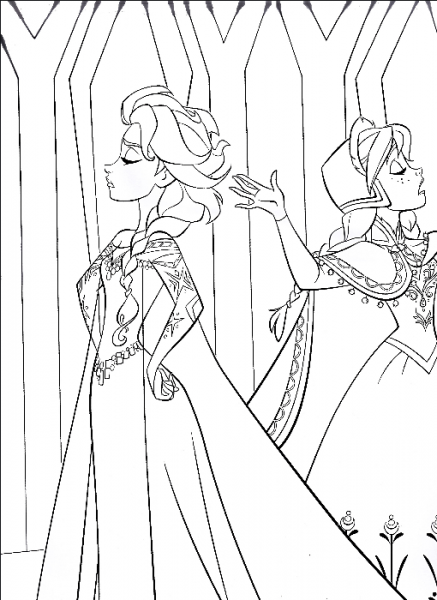  نقاشی السا آسان