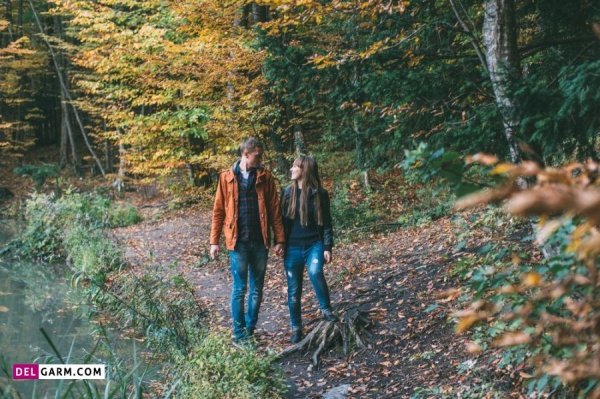  ایده عکس دو نفره عاشقانه در طبیعت